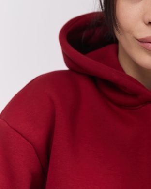 Костюм жіночий зимовий вишневого кольору,  модель womanW3-cherry
