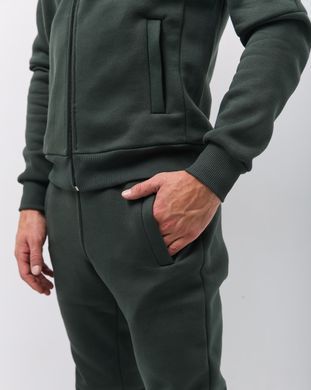 Зимовий чоловічий спортивний костюм зеленого кольору  модель 361_green
