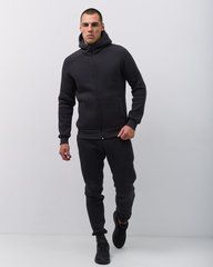 Зимний мужской спортивный костюм графитового цвета модель 361_graphite