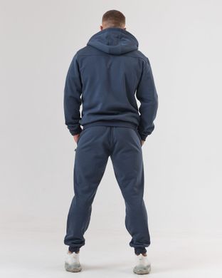 Костюм на замку hood sport чоловічий зимовий графітовий індиго кольору,  модель 34w3-N-indigo