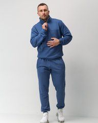 Костюм zip чоловічий без утеплення  синього кольору,  модель 44т3-blue