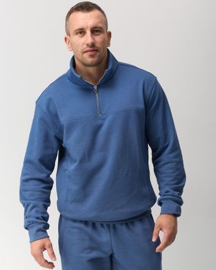 Костюм zip чоловічий без утеплення  синього кольору,  модель 44т3-blue