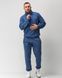 Костюм zip чоловічий без утеплення  синього кольору,  модель 44т3-blue