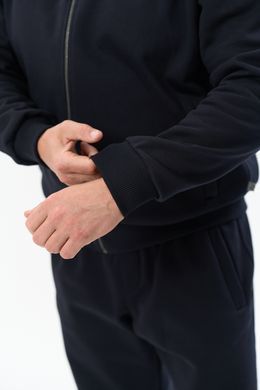Зимовий чоловічий спортивний костюм кольору глибокий синій, модель 43w3-B-darkblue