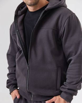 Костюм на замку hood sport чоловічий зимовий кольору димний фуме, модель 34w3-N-darkfume