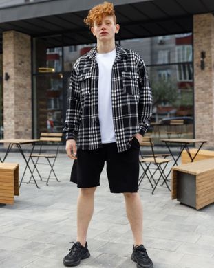 Чоловіча рубашка чорного кольору, модель shirt23_M_black2