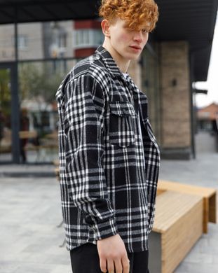 Чоловіча рубашка чорного кольору, модель shirt23_M_black2