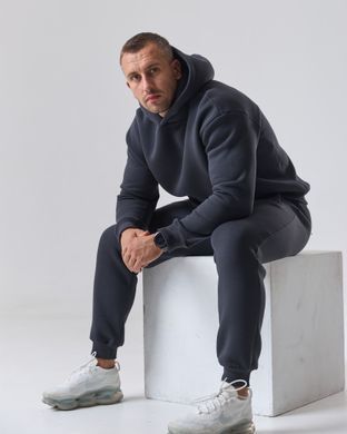 Костюм з худі hood чоловічий зимовий класичного фуме кольору,  модель 344w3-classikfume