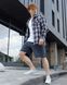 Чоловіча рубашка синього кольору, модель shirt23_M_blue