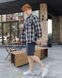 Чоловіча рубашка синього кольору, модель shirt23_M_blue
