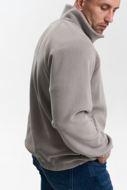 Флісова кофта чоловіча кольору світлий графіт, модель 9w3-lightgrey