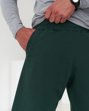 Чоловічі спортивні шорти зеленого  кольору, модель 9т2shorts