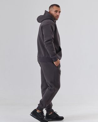 Костюм з худі hood чоловічий зимовий димний фуме кольору,  модель 344w3-N-darkfume