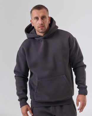Костюм з худі hood чоловічий зимовий димний фуме кольору,  модель 344w3-N-darkfume