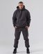 Костюм з худі hood чоловічий зимовий димний фуме кольору,  модель 344w3-N-darkfume