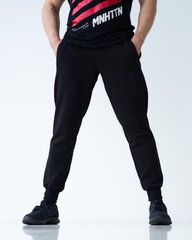 Чоловічі спортивні штани чорного кольору, модель БАТАЛ  4pants_black