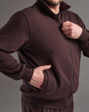 Костюм classic чоловічий без утеплення коричневого кольору,  модель 31т3-brown