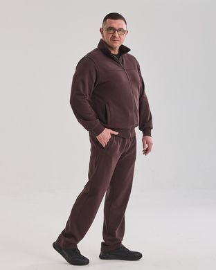 Костюм classic чоловічий без утеплення коричневого кольору,  модель 31т3-brown