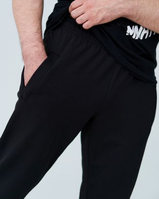 Чоловічі спортивні штани чорного кольору, модель БАТАЛ  4pants_black