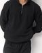 Костюм zip чоловічий без утеплення  чорного кольору,  модель 44т3-black