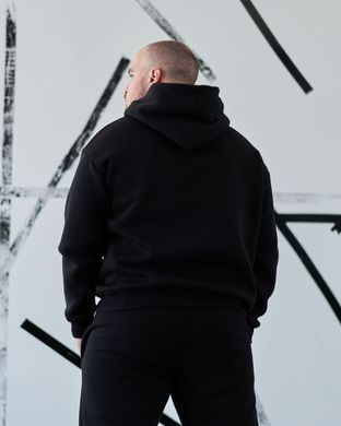 Зимовий чоловічий спортивний костюм чорного кольору, модель 3644w3-чорний