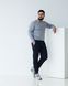 Чоловічі спортивні штани синього кольору модель БАТАЛ 4pants_blue