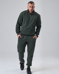 Костюм zip чоловічий без утеплення  темно-зеленого кольору,  модель 44т3-darkgreen