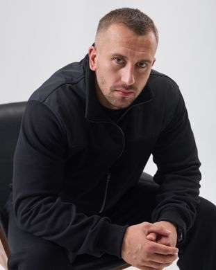 Зимовий чоловічий спортивний костюм чорного кольору, модель 31w3pl-black