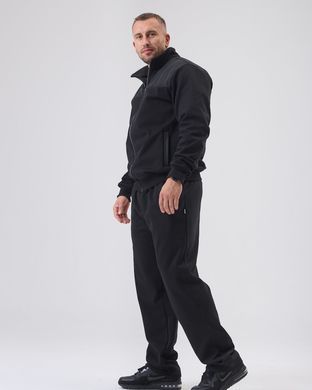 Зимовий чоловічий спортивний костюм чорного кольору, модель 31w3pl-black
