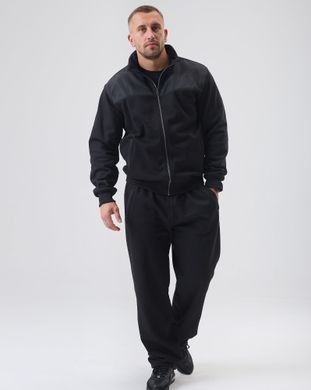 Зимовий чоловічий спортивний костюм чорного кольору, модель 31w3pl-black