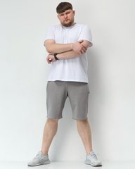 Шорти батал  чоловічі кольору світлий графіт,  модель shorts-batal-lightgrey