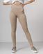 Жіночі лосини з високою посадкою бежевого кольору, модель leggins_biege23