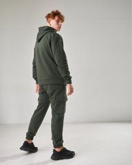Костюм cargo чоловічий без утеплення  темно-зеленого кольору,  модель 38т3-darkgreen