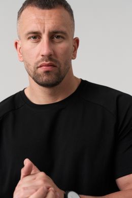 Комплект чоловічий літній чорний з фуме модель FSH-fumeblack