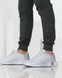 Тонкі чоловічі спортивні штани хакі кольору  модель 61pants_khaki