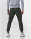 Тонкі чоловічі спортивні штани хакі кольору  модель 61pants_khaki