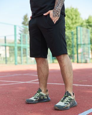 Чоловічий літній комплект чорного кольору, модель  4т2_reglan_black