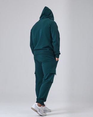 Костюм cargo чоловічий без утеплення  смарагдового кольору,  модель 38т3-emerald