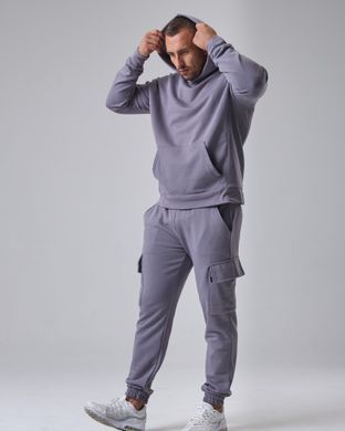 Костюм cargo чоловічий без утеплення  світло-сірого кольору,  модель 38т3-lightgrey