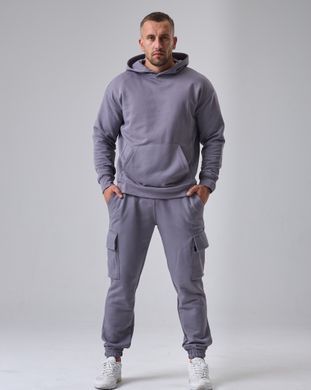 Костюм cargo чоловічий без утеплення  світло-сірого кольору,  модель 38т3-lightgrey