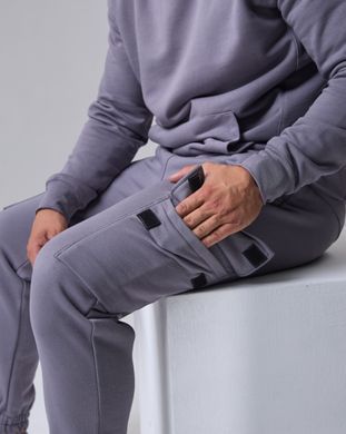 Костюм cargo чоловічий без утеплення  світло-сірого кольору,  модель 38т3-lightgrey
