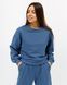 Жіночий спортивний костюм з високою посадкою, модель crop_т3_blue