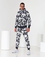 Мужской спортивный костюм серо-белого цвета, модель  №361, серый