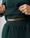 Жіночий спортивний костюм з високою посадкою, модель crop_т3_emerald