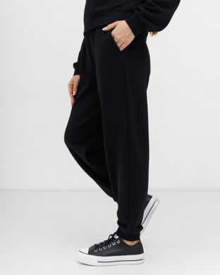 Жіночий спортивний костюм з високою посадкою, модель crop_т3_black