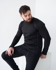 Чоловічий термо-комплект чорного кольору,  модель termo-man-black