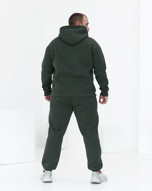 Зимовий чоловічий спортивний костюм хакі кольору, модель 3644w3-хакі
