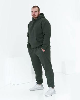 Зимовий чоловічий спортивний костюм хакі кольору, модель 3644w3-хакі
