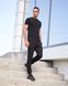 Тонкі чоловічі спортивні штани чорного кольору 61pants_black