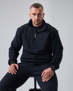 Костюм Zip Classic чоловічий без утеплення  чорного кольору,  модель 45т3-black